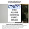 Signmission Fire Alarm Control Panel Inside, 7 in W x Rectangle, Vinyl Decal OS-2PACK-NS-D-710-V-12520 - alternate 4